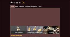 Desktop Screenshot of mon-ile-en-or.com